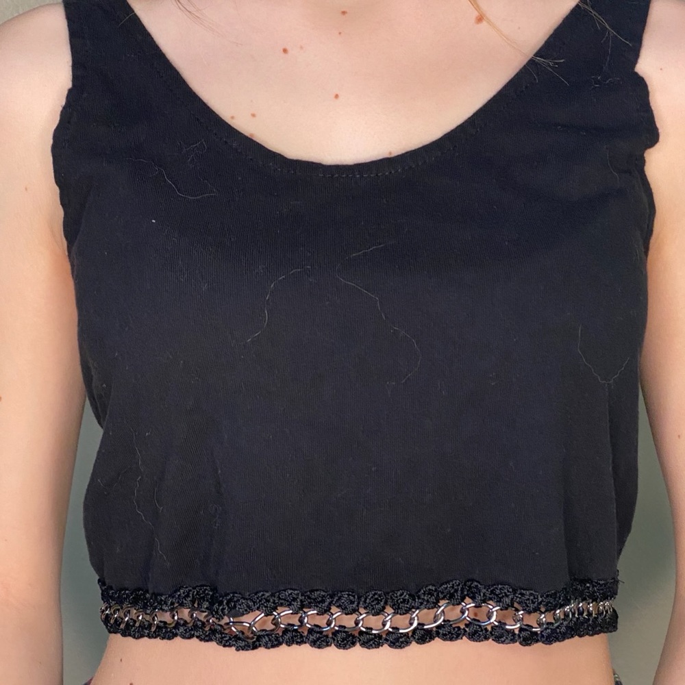 LF Black Chained Tank